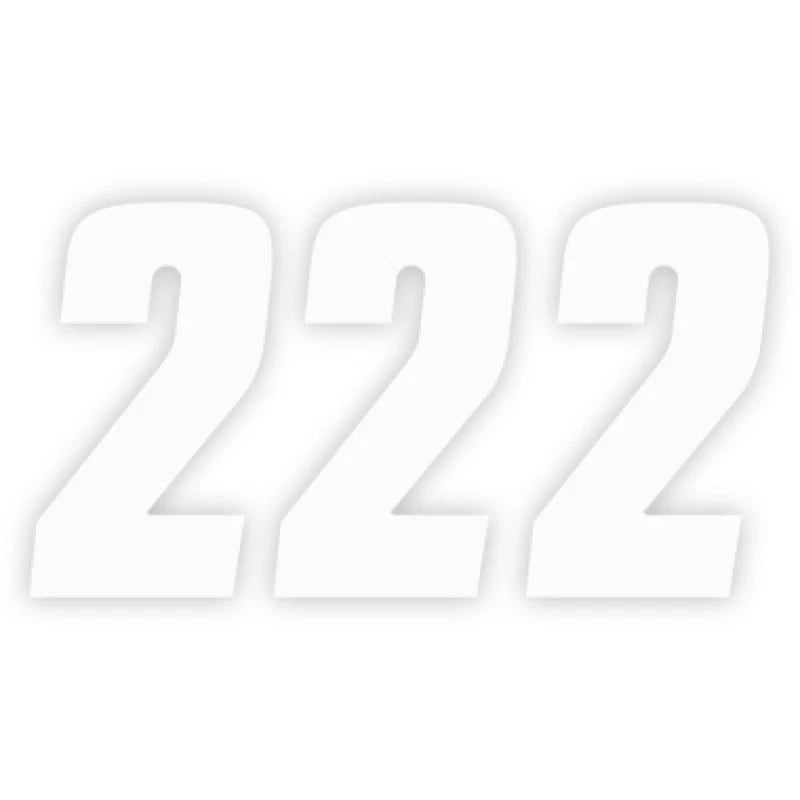 Number Stickers for Factory Effex (White) - 08-90052