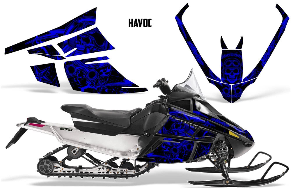 SLED Graphic Stickers Decals for Arctic Cat F Series Z1 (All Years)