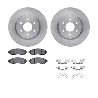 Brake Rotor Set Front for Nissan Xterra (2005–2015) ALX-PAU-DF-6512-67477-CLA4
