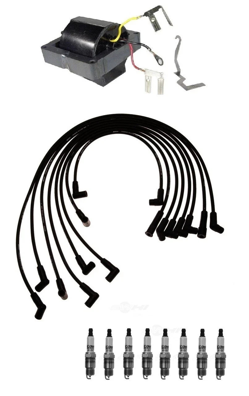 Ignition Wires & Spark Plugs Kit for Chevrolet Caprice Malibu Impala