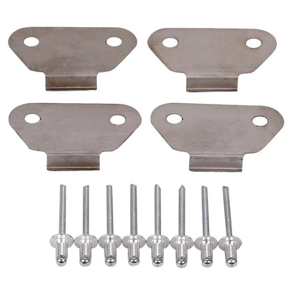4X Saddlebags Lids Wear Strike Plate for Harley Touring Road Glide (1993–2013)