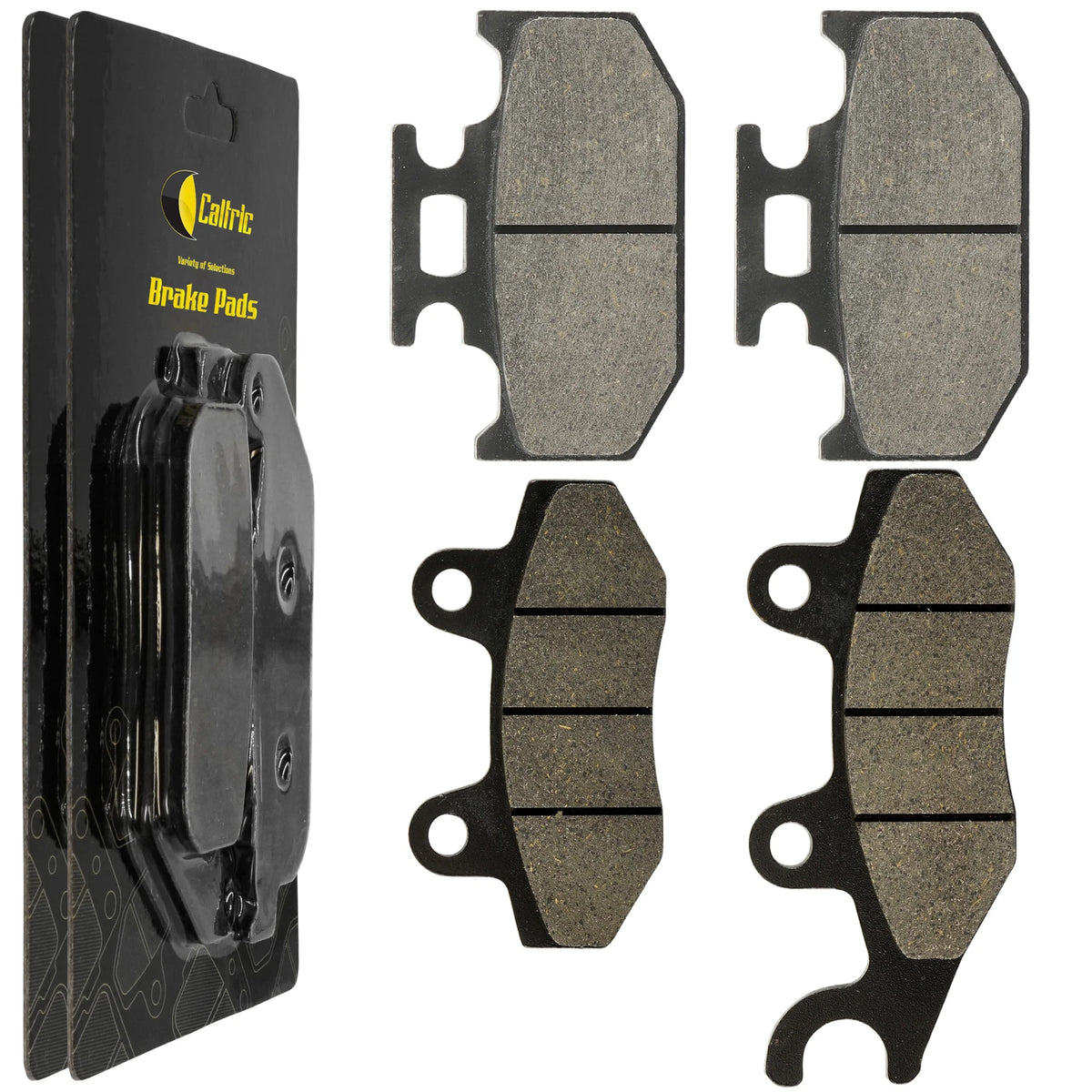 Front & Rear Brake Pads for Kawasaki KX250 / KX500 (1989–1993) HU8180MP104LR