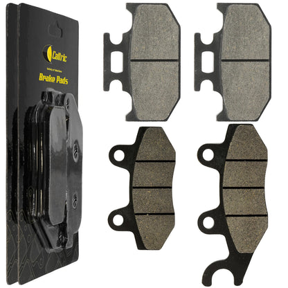 Front & Rear Brake Pads for Kawasaki KX250 / KX500 (1989–1993) HU8180MP104LR