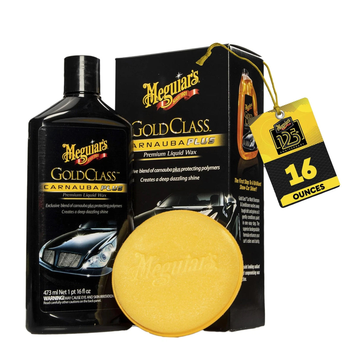 Meguiar's Gold Class Carnauba Plus Liquid Wax for All Vehicles (Pack of 1)