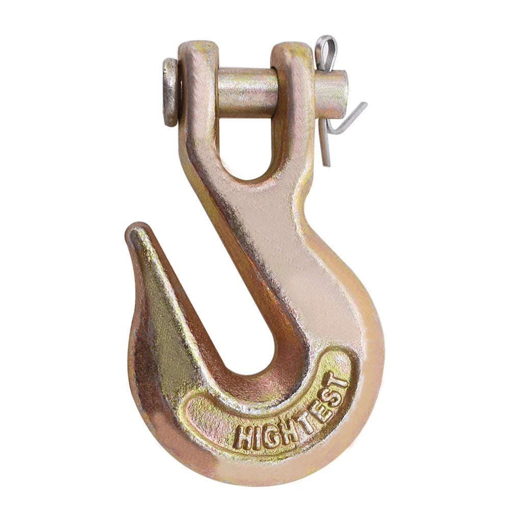 10-Pack 5/16 Inch Clevis Chain Grab Hook for Wrecker Tow Truck Trailer