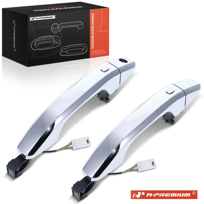 2X Front Exterior Door Handle for Chevy Silverado GMC Sierra (2019–2024) 84484423, 84496194, 84496226, 84807766