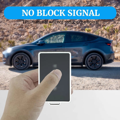 Transparent Card Holder for Tesla Model Y/3/S/X (2020–2023)