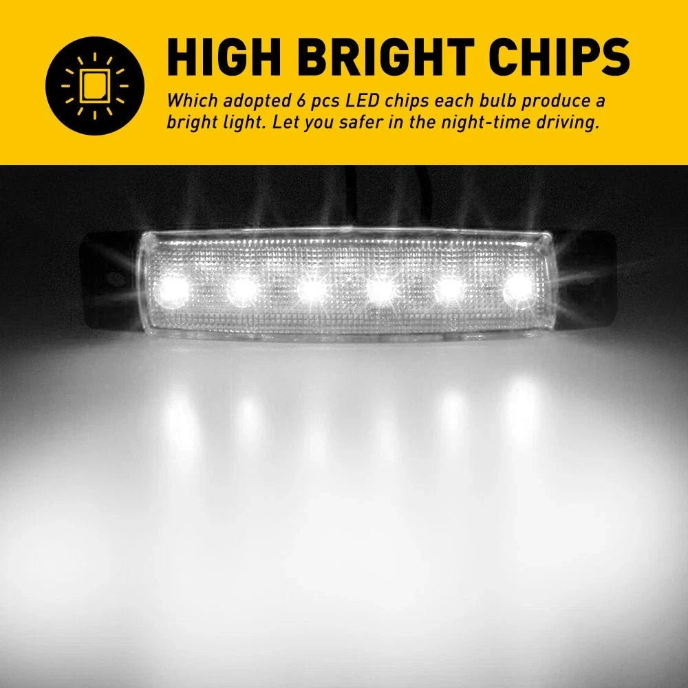 20X LED Marker Lights for Truck Trailer (12V)