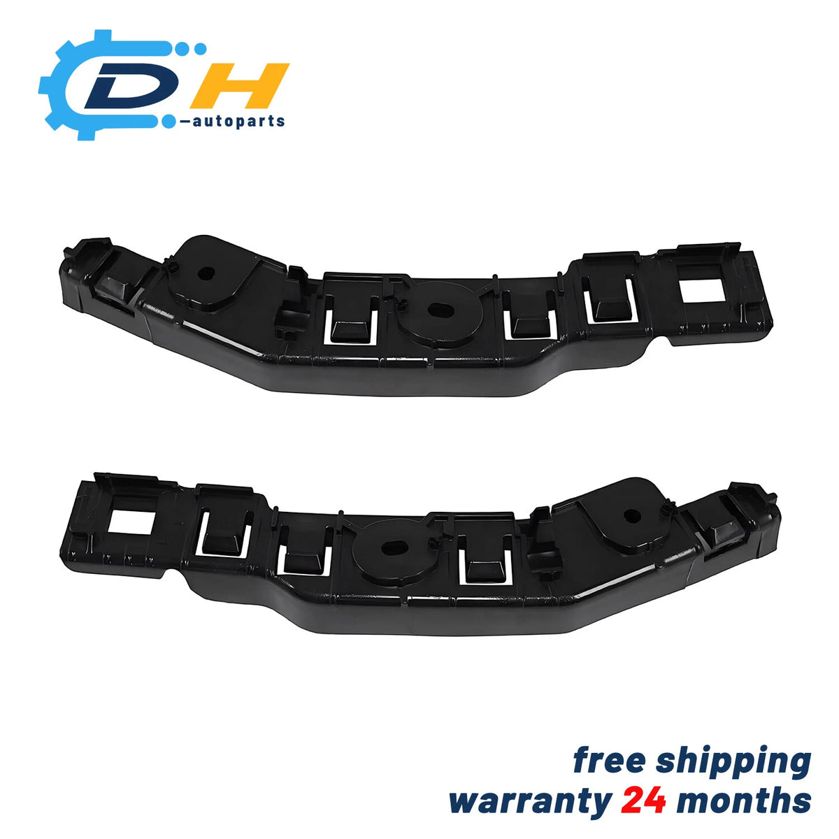 2X Front Bumper Brackets for Jeep Compass (2021) 16978796, 68244508AB, 68244509AB