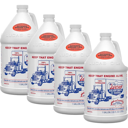 Set of 4 Lucas Oil Heavy Duty Oil Stabilizer 1 Gallon LUC10002