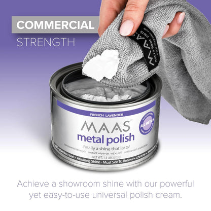 2X MAAS Metal Polish 1.1lb Can for Universal Use (No Specific Years)