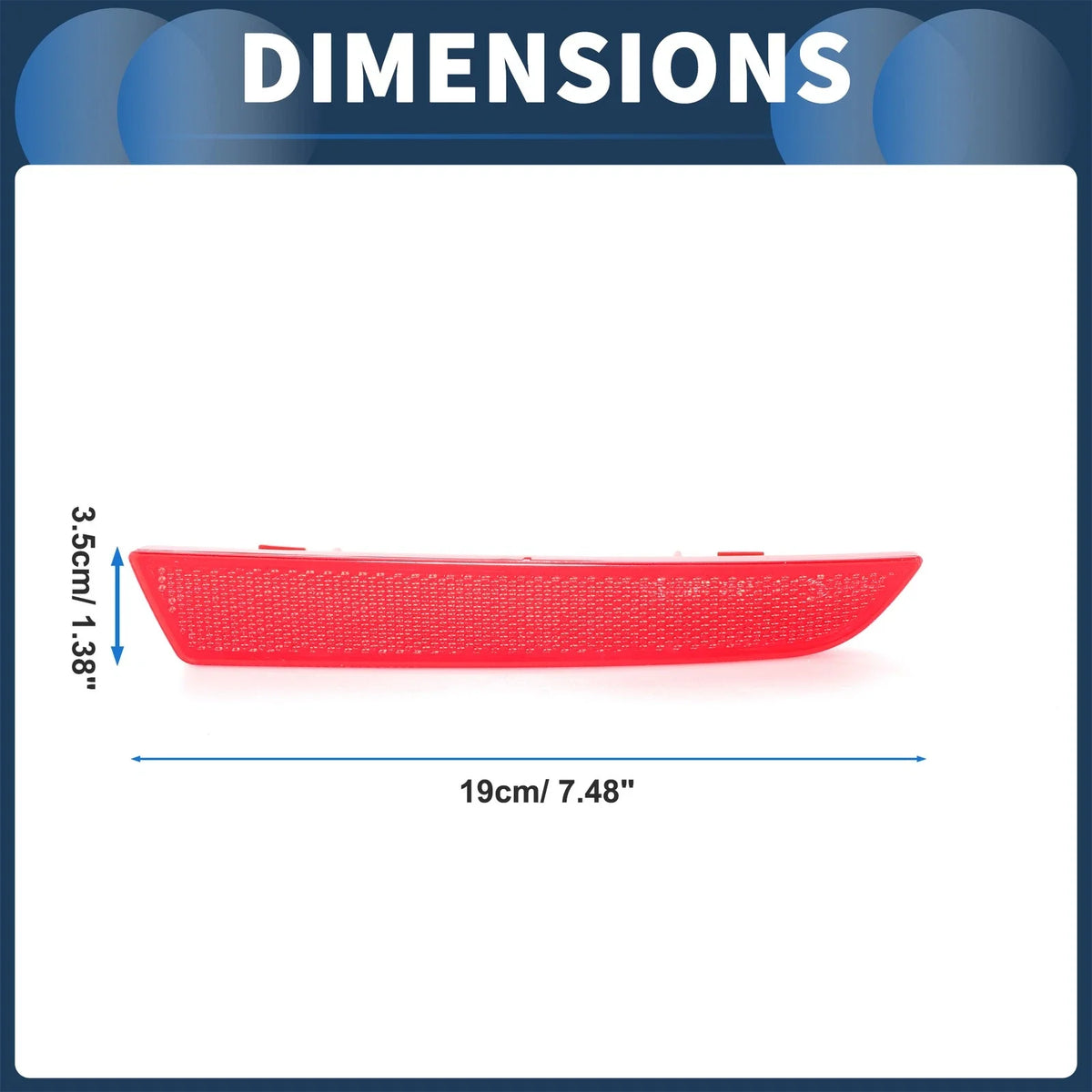Bumper Reflector No.A4478260140 for Mercedes Benz Vito W447 (2014–2023)