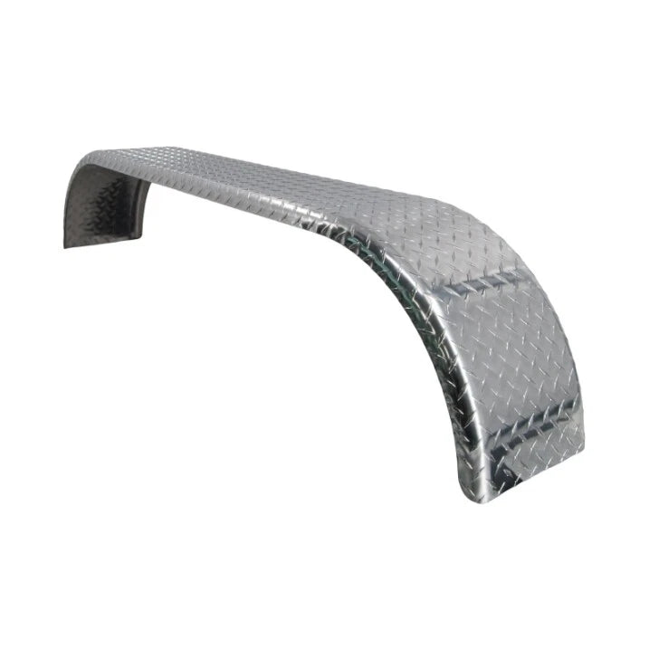 Aluminum Diamond Plate Tandem Axle Boat Trailer Fender 10" x 64" (22938)