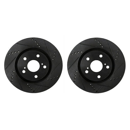 Rotor Set for Subaru BRZ (2022–2025) | Drilled and Slotted | ALX-PAU-DF-8004-13002-CLA3