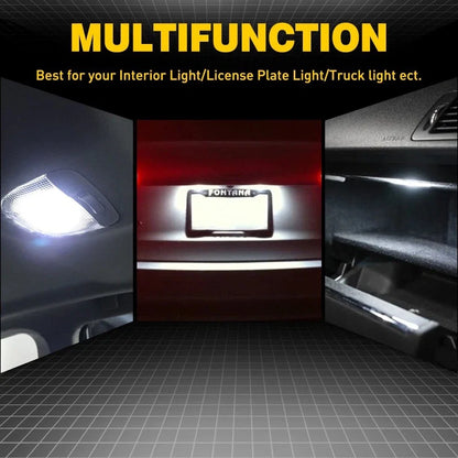 Pair LED T10 194 168 W5W Canbus White Bulb for Universal (2010–2023)