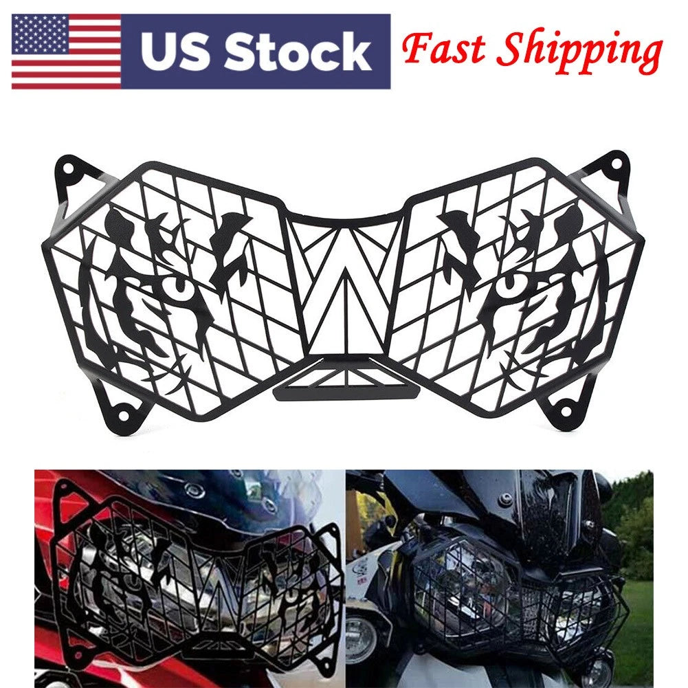 Front Headlight Grille Guard Cover for Tiger 800 Explorer 1200 & 1200XC