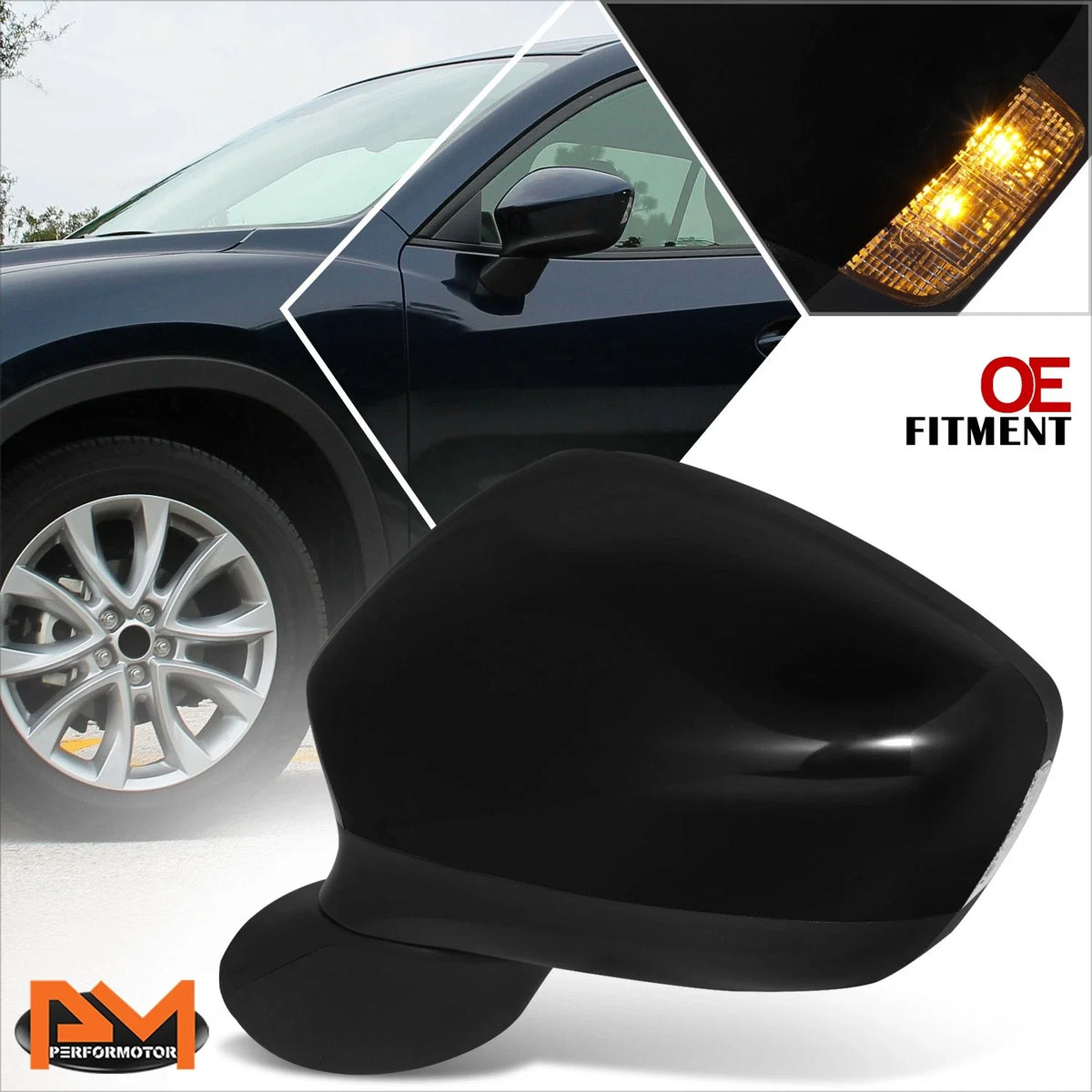 OE Style Power Heated Signal Side Rear View Mirror for Mazda CX-5 (2013–2015)