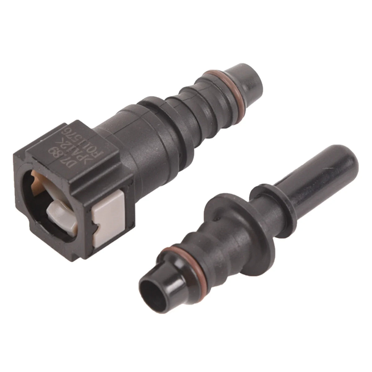 Straight Nylon Fuel Line Hose Connector for SAE 5/16 (8mm) Vehicles