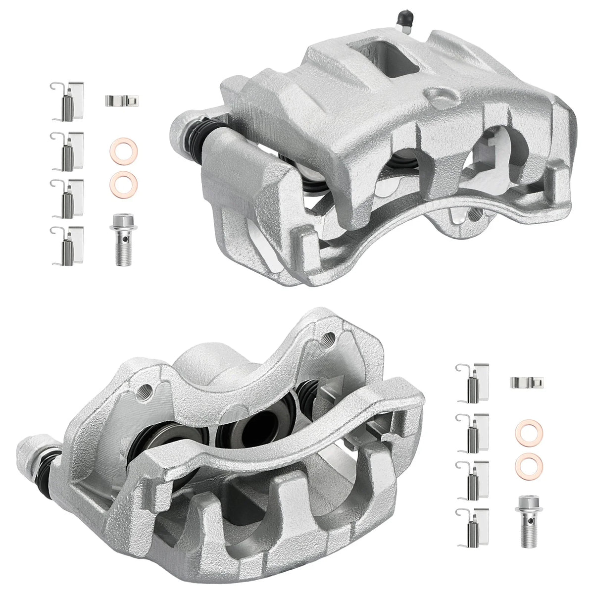 Front Left Right Brake Calipers w/ Brackets for 1999-2004 Jeep Grand Cherokee (4.0L 4.7L)