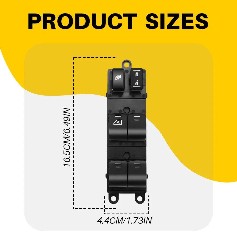 Power Window Master Switch for Nissan Frontier Xterra (2007–2019) DWS371