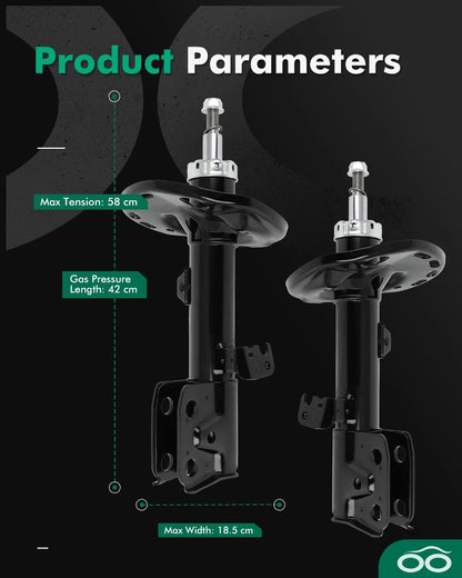 Front Shocks Struts Suspension Kit for Toyota Corolla (2014–2019)