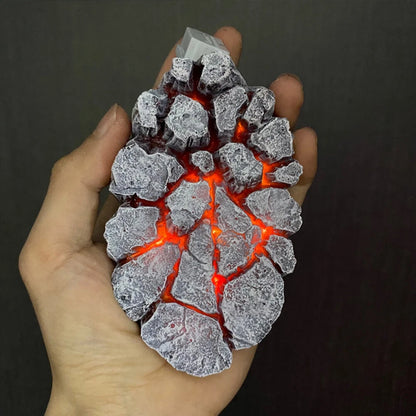 Resin Glowing Magma Base for Action Figures