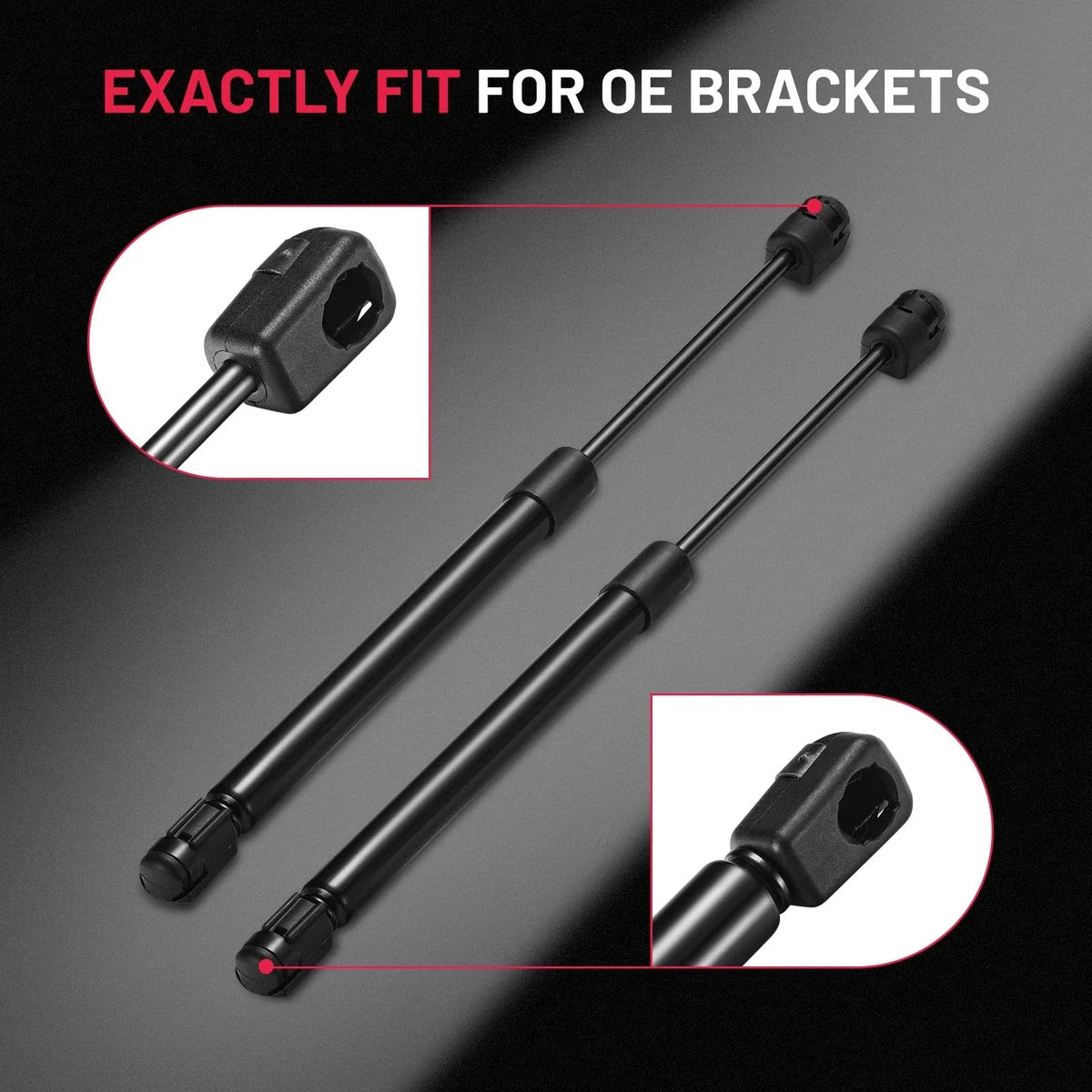 Front Hood Lift Supports Shocks Struts Gas Prop for Ford Explorer (2002–2010)