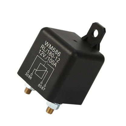 12V 100A 4-Pin Battery Relay for Cars Trucks Boats RVs (Dual Battery Control)