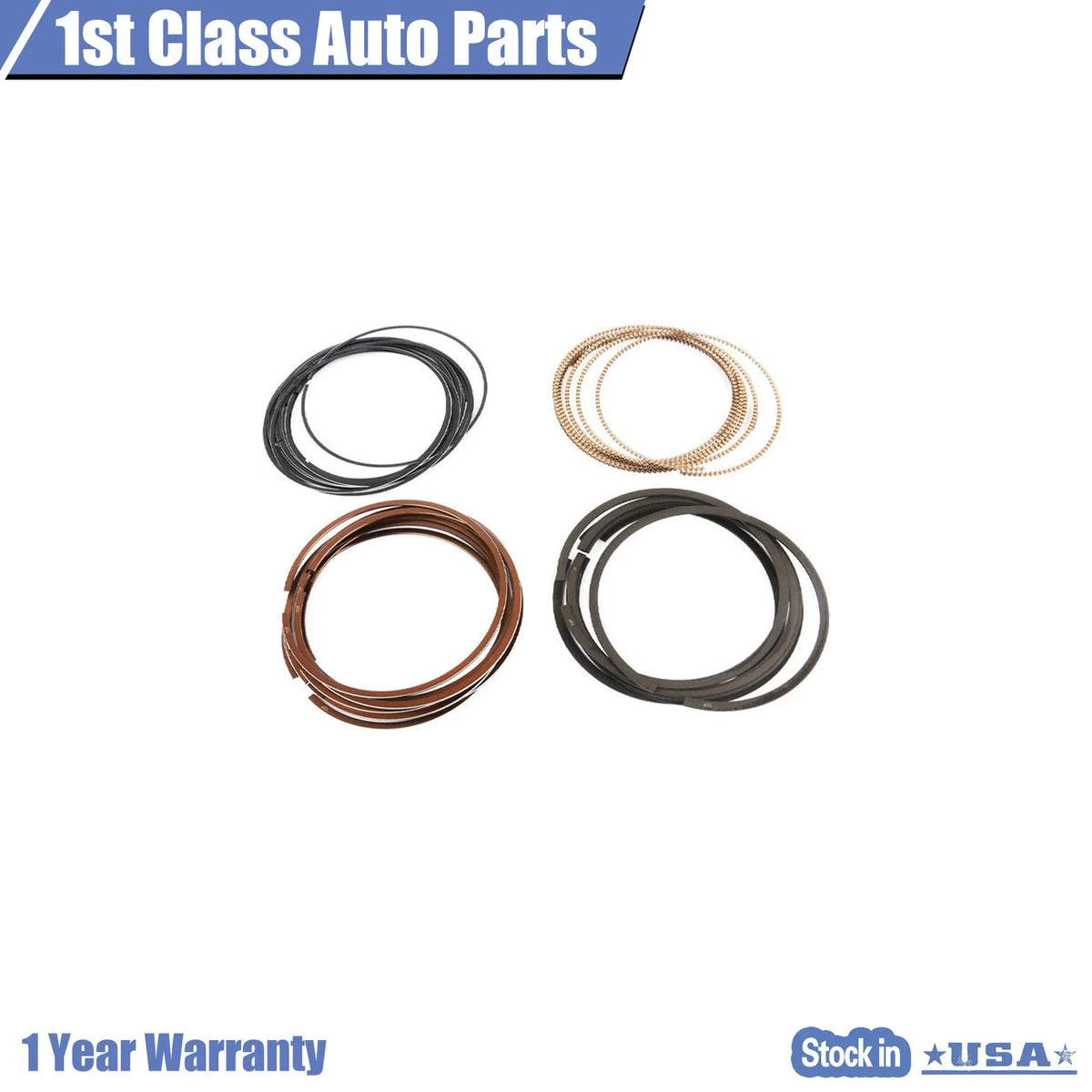 Piston Ring Set for Chrysler Dodge 1500 2500 5.7L V8 (2009–2016) 68046210AB
