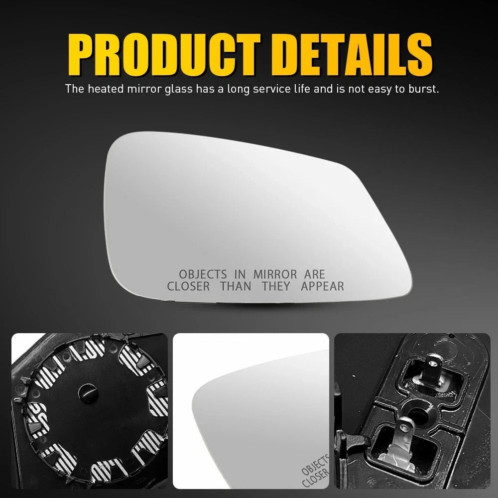 Heated Side Mirror Glass for BMW 320i 328d 328i 428i (2012–2018)
