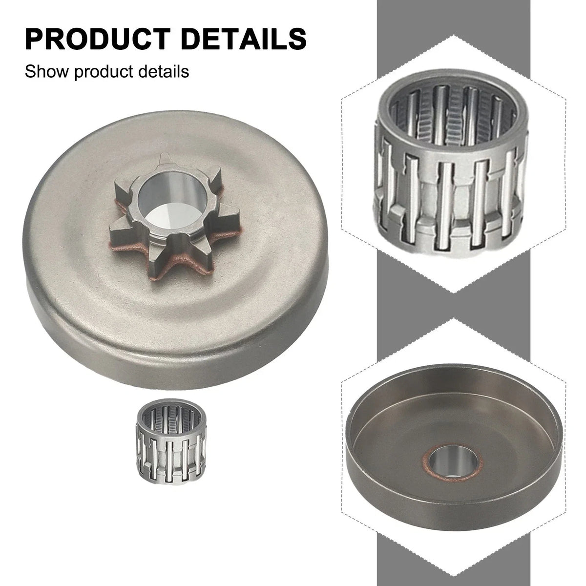 Clutch Cover Drum Chain Sprocket for Jonsered 2145 2150 (PM500)