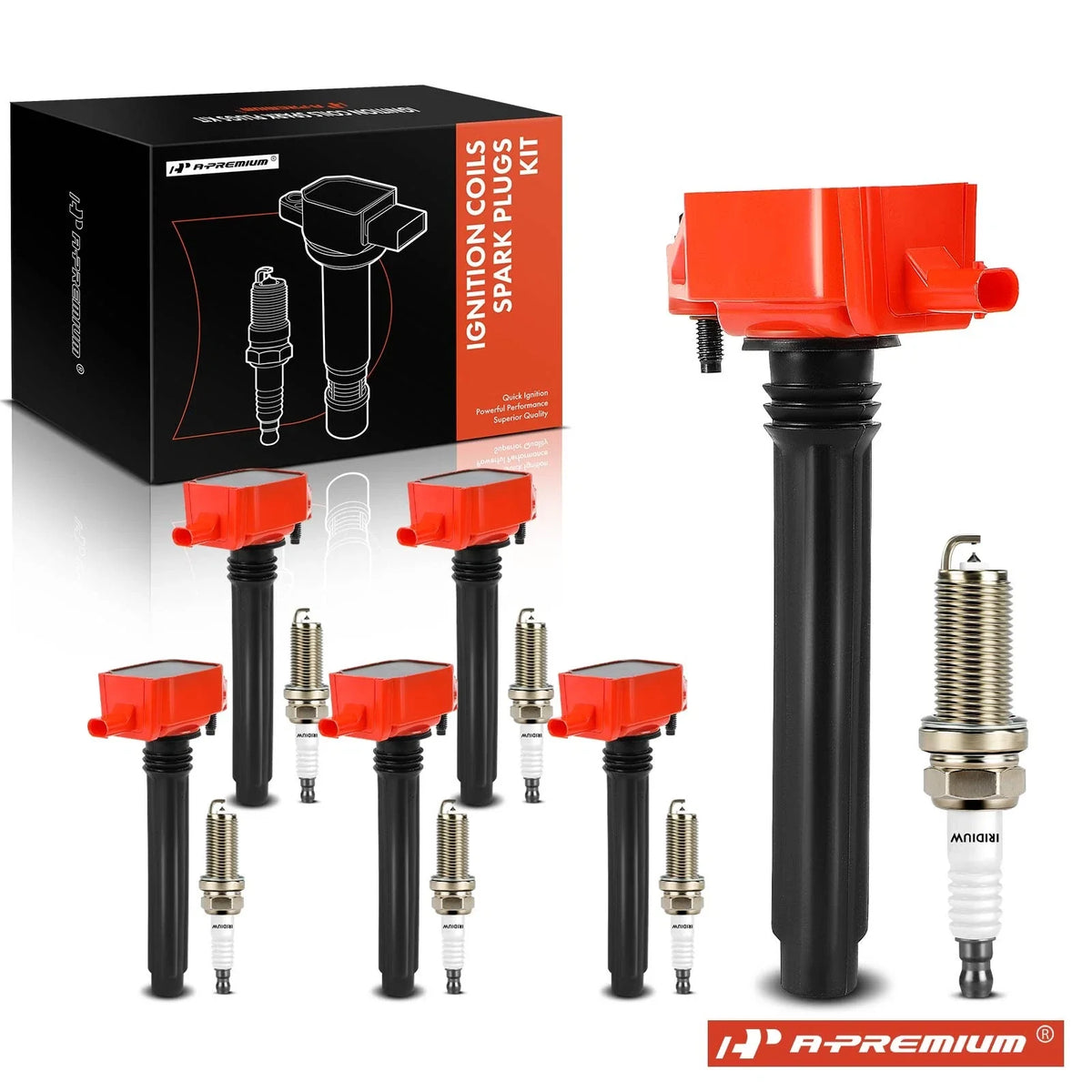 Set of 6 Ignition Coils & Iridium Spark Plugs for Ram 1500 Classic (2019–2023)
