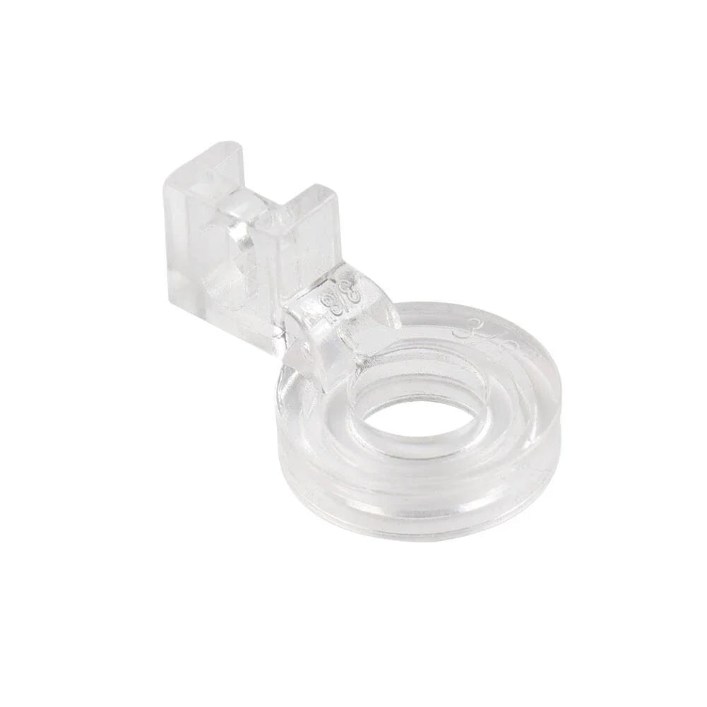 3/8" Clear Free Motion Couching Ruler Presser Foot for Low Shank Sewing Machine