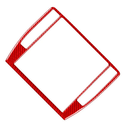 Carbon Fiber Red Radio CD Panel Frame Trim for Volkswagen Passat B5 (2001–2005)