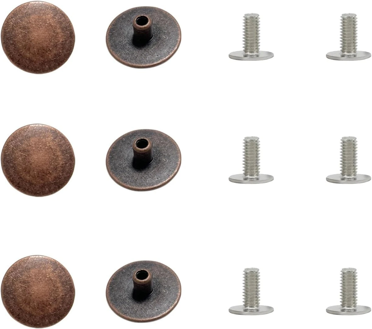 6 Pack Replacement Rivets for Birkenstock Clogs