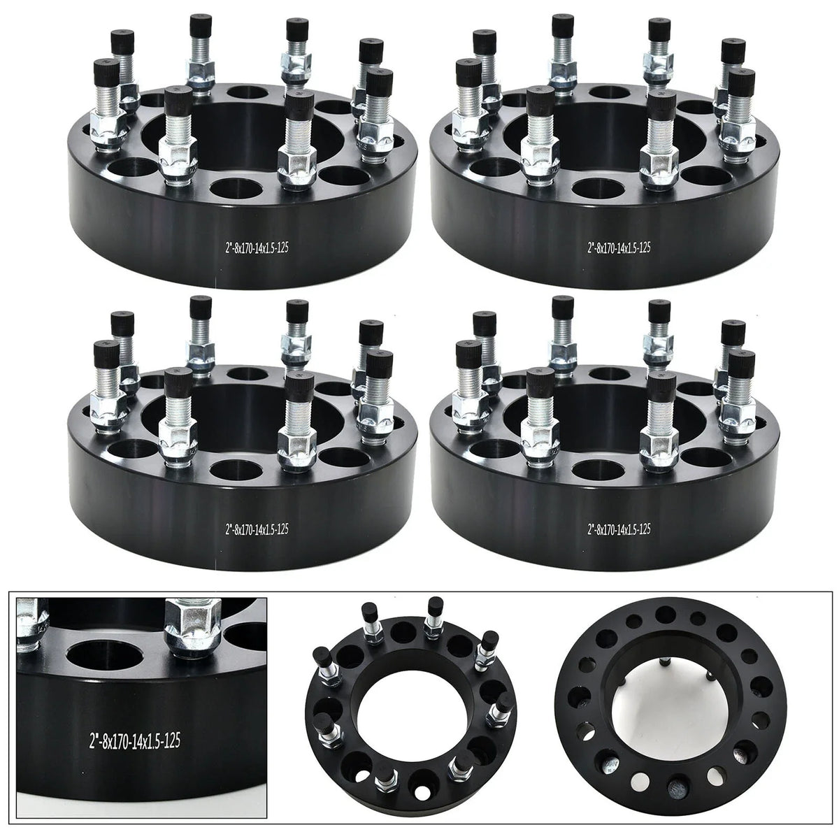 8Pcs 2 Inch Wheel Spacers for Ford F-250 F-350 Super Duty (2011–2024)