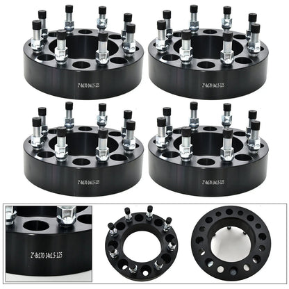 8Pcs 2 Inch Wheel Spacers for Ford F-250 F-350 Super Duty (2011–2024)