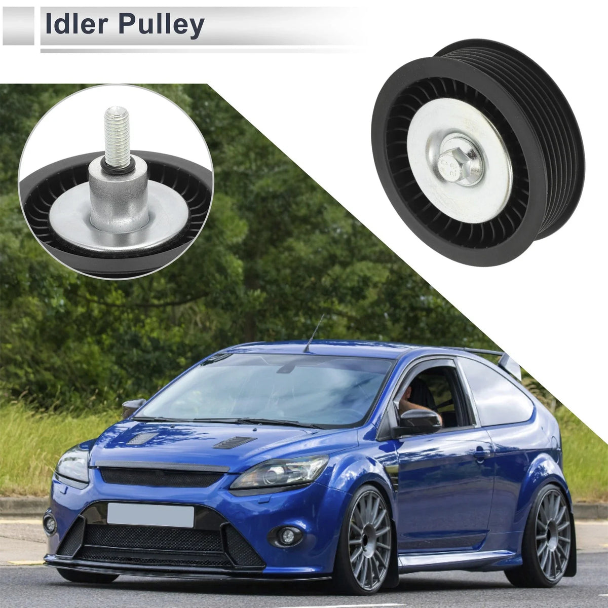 Drive Belt Idler Pulley for Ford Ranger (2011–2017) No.532090910/BK3Q6C344BA