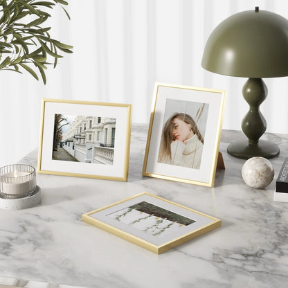 11x14 Metal Picture Frame for Home Decor (11x14 inch, Gold)