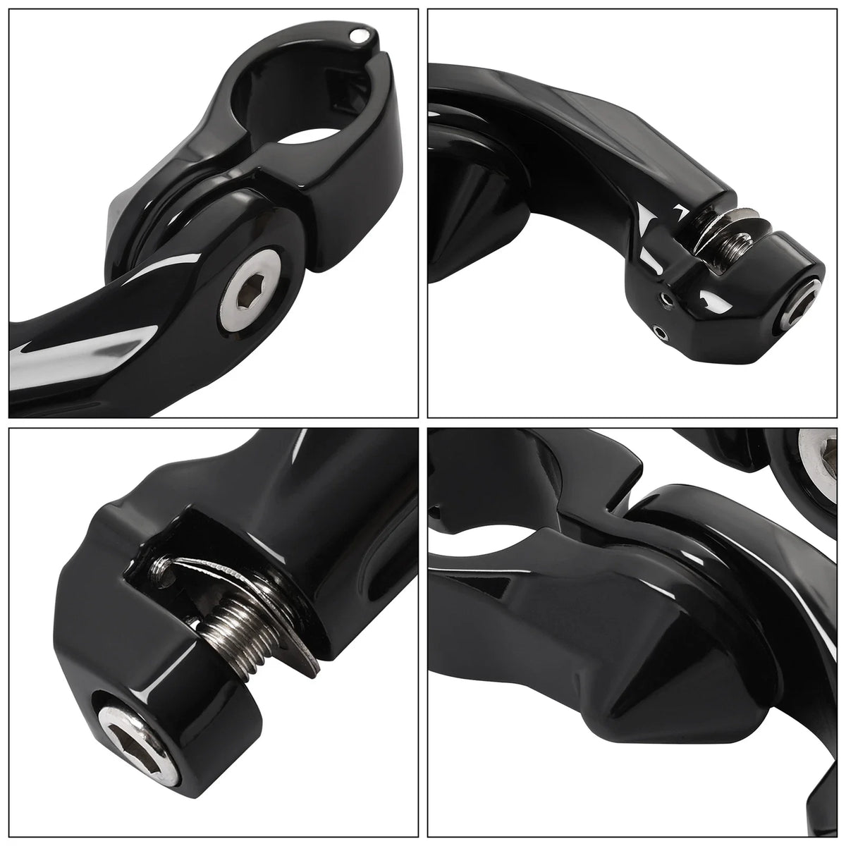 1-1/4" Highway Short Angled Footpeg Pegs for Harley Street Glide