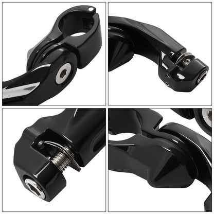 1-1/4" Highway Short Angled Footpeg Pegs for Harley Street Glide