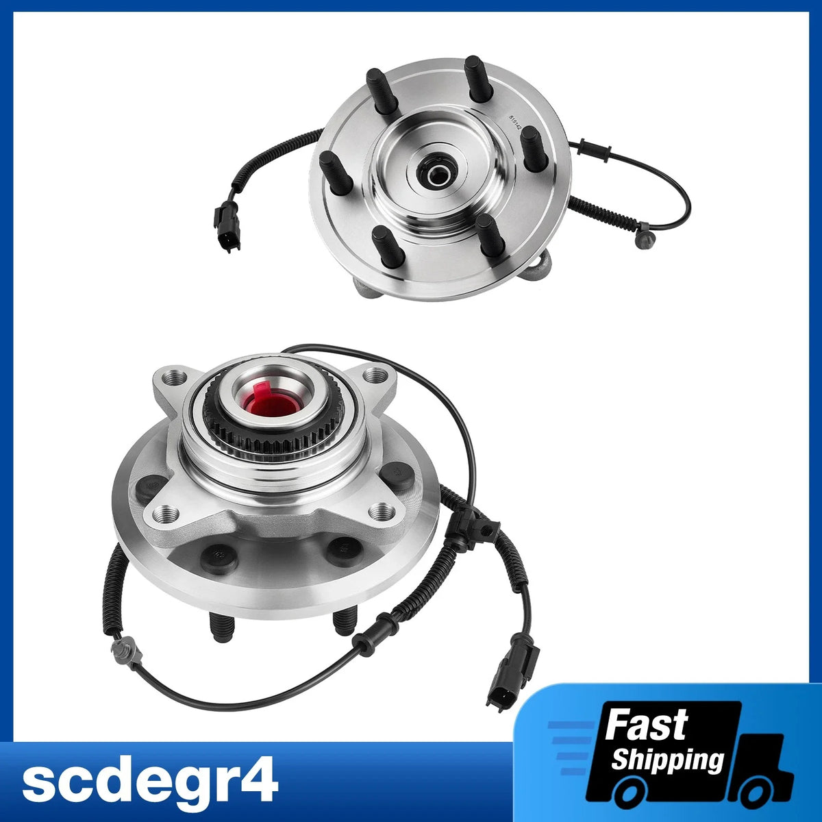 Front Wheel Bearing Hub for Ford F-150 Expedition (2010–2014) 4WD 6-Lug