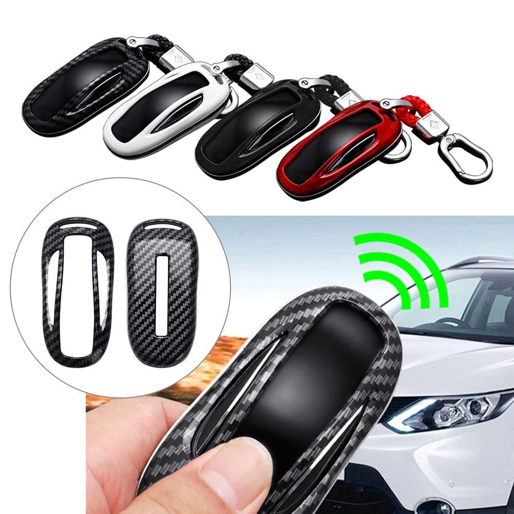Carbon Fiber Key Fob Case for Tesla Model X (2015–2023)