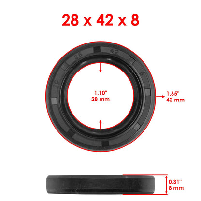 Front Wheel Ball Bearing and Seals Kit for Honda TRX250 (1985–1987) BR106AA2020