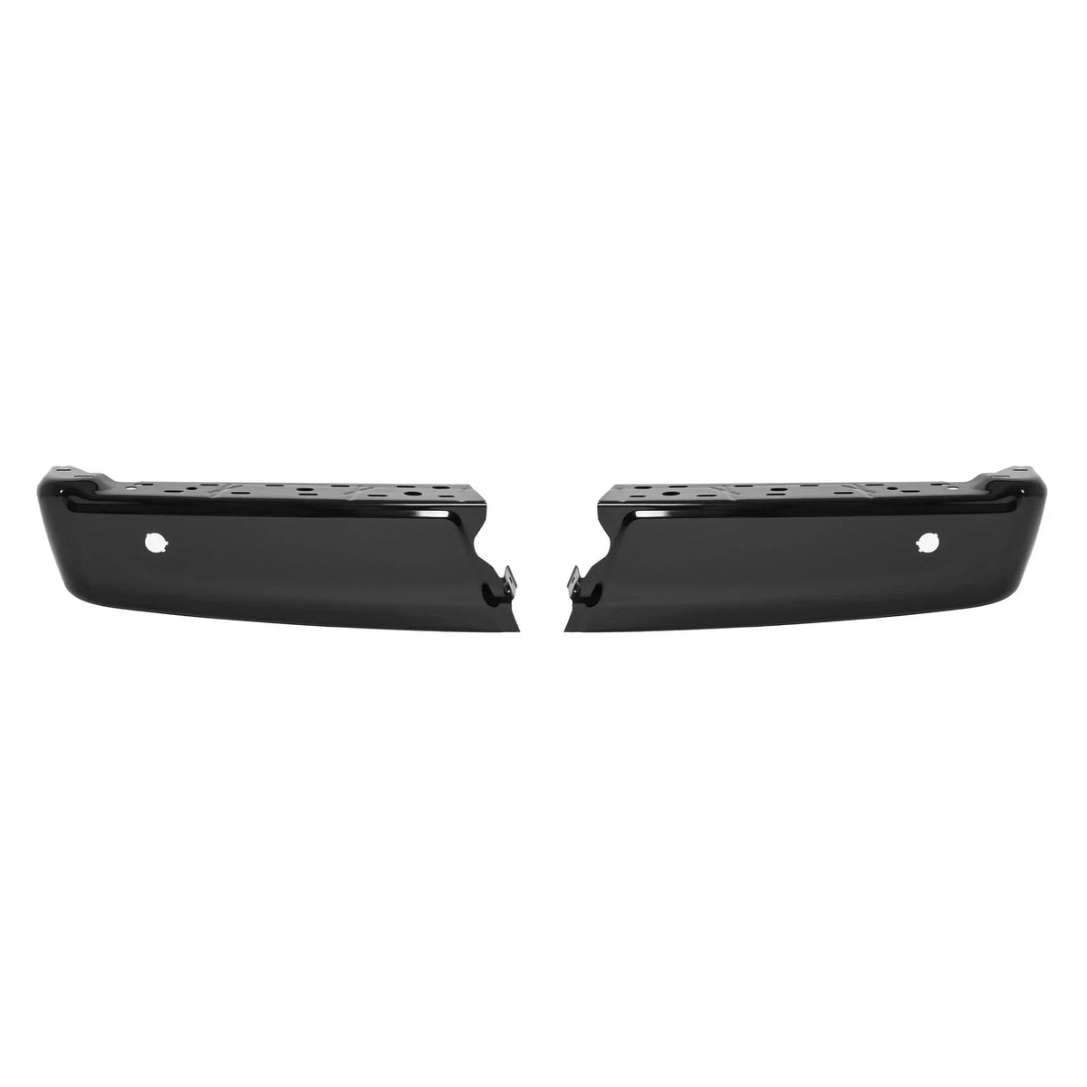 Set of 2 Rear Bumper Ends with Sensor Holes for Ford F-150 (2021–2023)