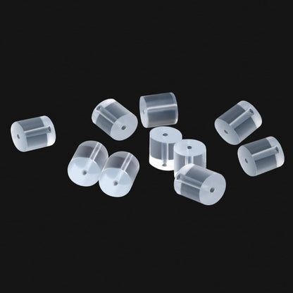 200PCS Clear Earring Backs Plastic Stoppers