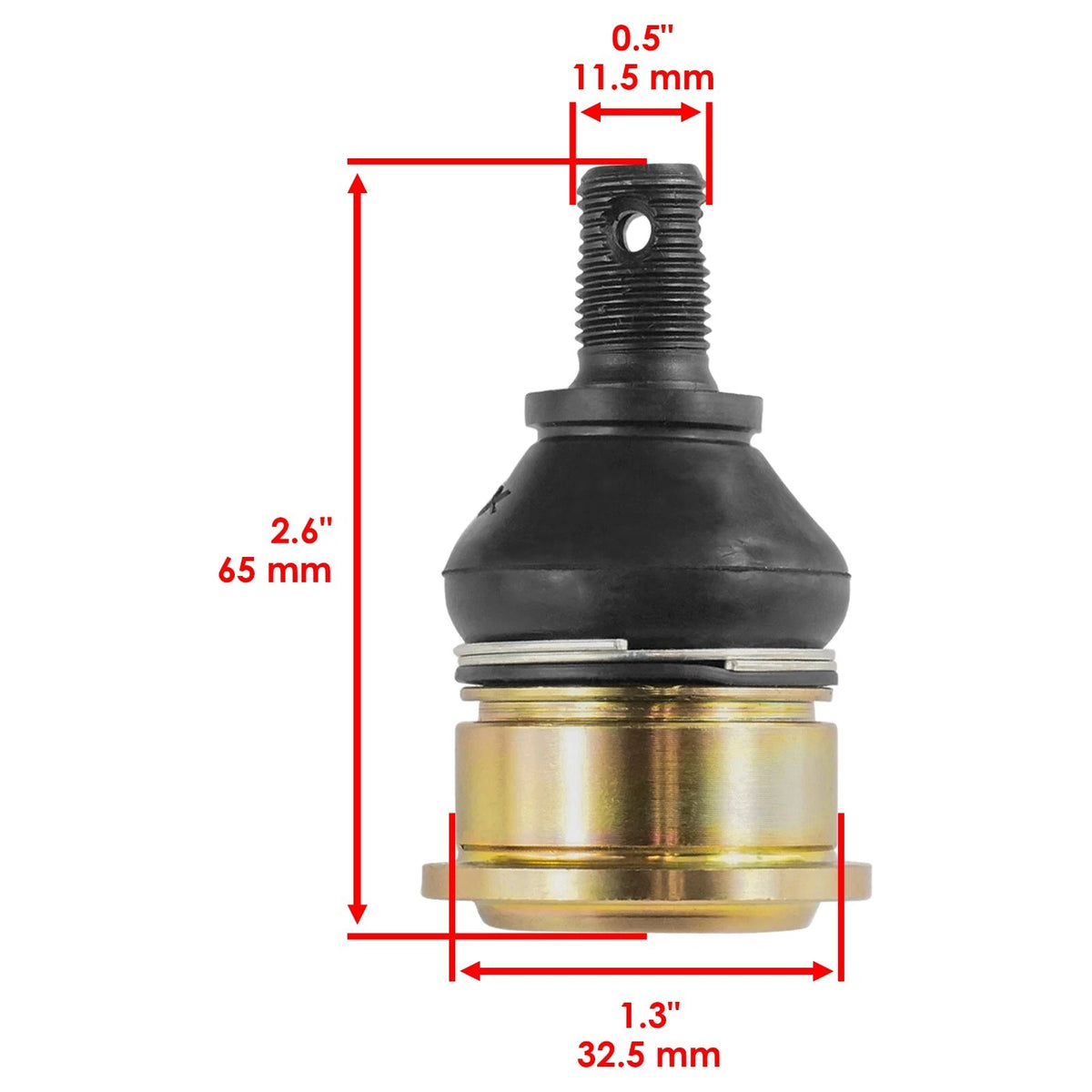Set of 4 Upper and Lower Ball Joints for Yamaha Grizzly 700 (2007–2012) BJ109 BJ114