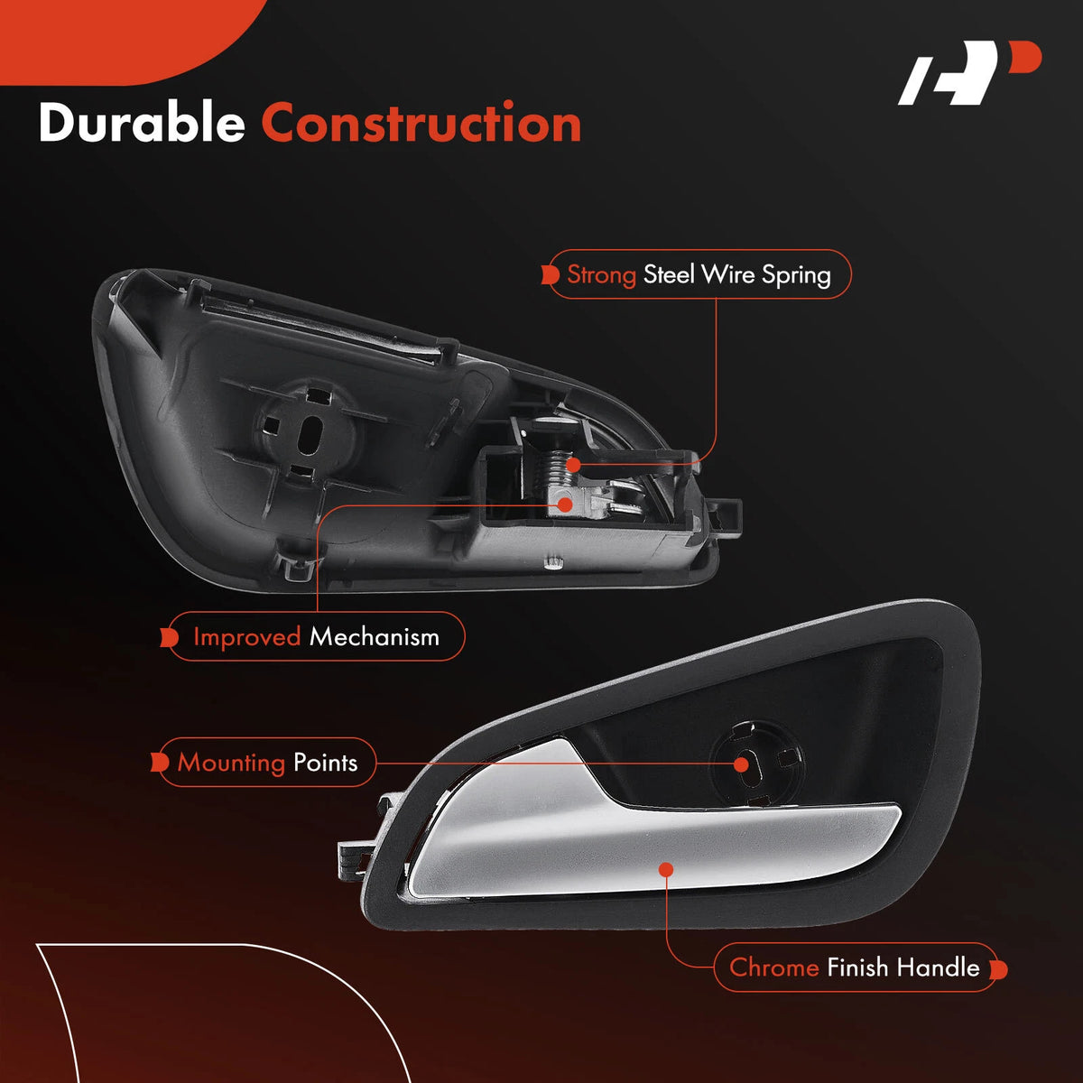 Left Interior Door Handle for Ford Focus (2012–2015) CV6Z-5822601-CA, 97917