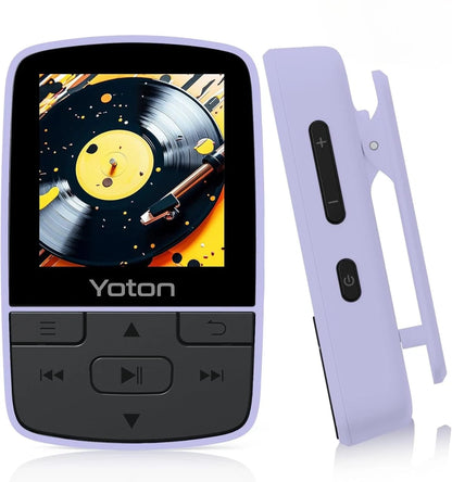 MP3 Player Bluetooth 5.2 Mini Size Sports Clip FM Radio 64GB