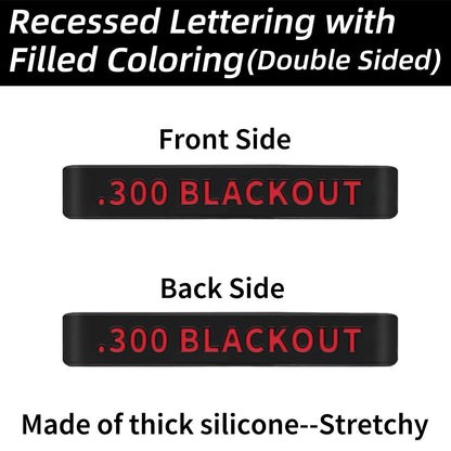 45 Pack Magazine Marking Black Base with Red/Green/White Lettering